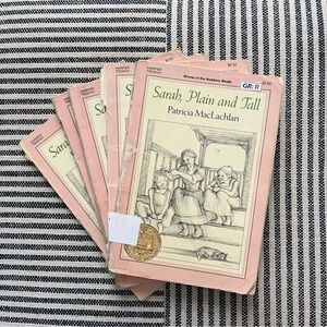 OS Lot of 5 Sarah Plain and Tall Vintage Paperback Chapter Books